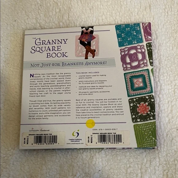 Hardback The Granny Square Book - Multicolor Crochet Techniques - Picture 2 of 4